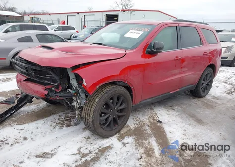 2018 Dodge Durango Gt Awd z USA, uszkodzony, nr VIN 1C4RDJDG7JC255267